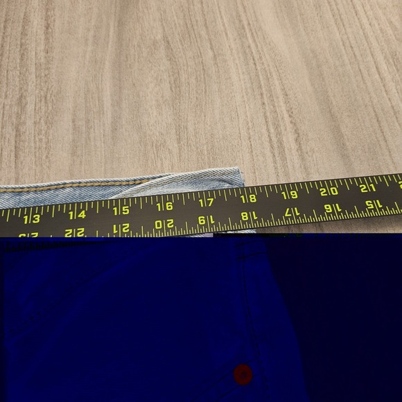 Levi's 578 Men Baggy Jeans Size 38x32 Light Blue Wash Fade 100% Cotton - Picture 5 of 9